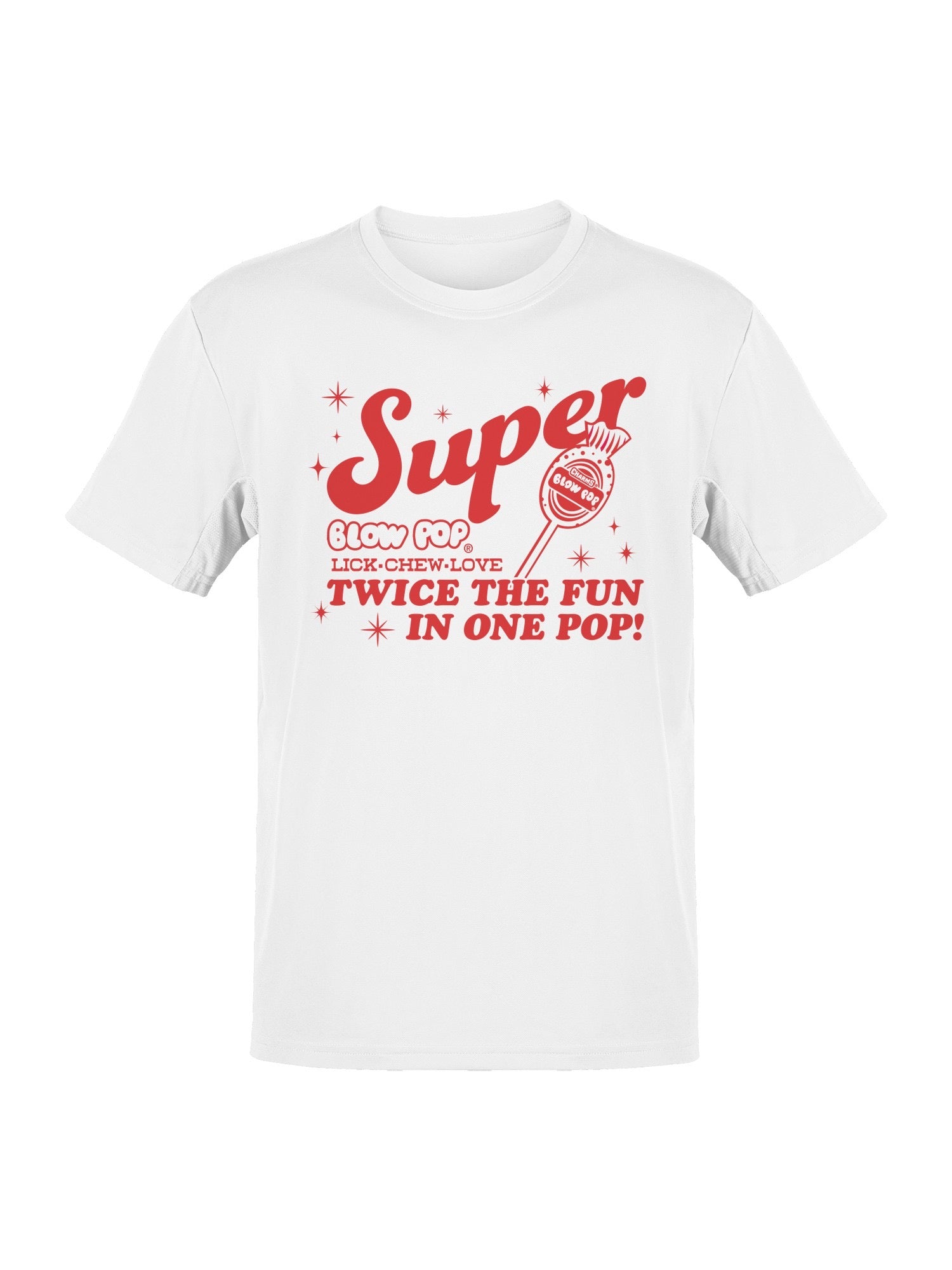 Officially Licensed Blow Pop Super Blow Pop Candy Men's T-shirt
