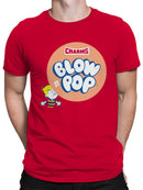 Officially Licensed Blow Pop Lollipop Candy Charms Treat Men's T-shirt