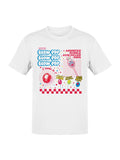 Officially Licensed Blow Pop Bubble Gum Lollipop Assortment Men's T-shirt