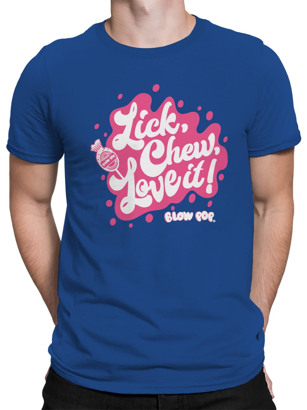 Officially Licensed Blow Pop Blow Pop Candy Men's T-shirt