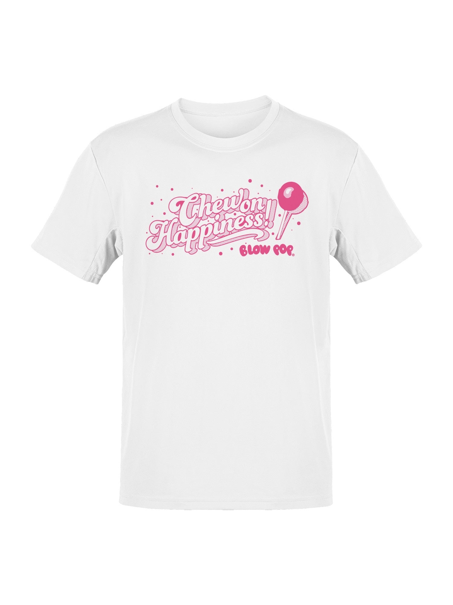 Officially Licensed Blow Pop Pink Pop Art Graphic Men's T-shirt
