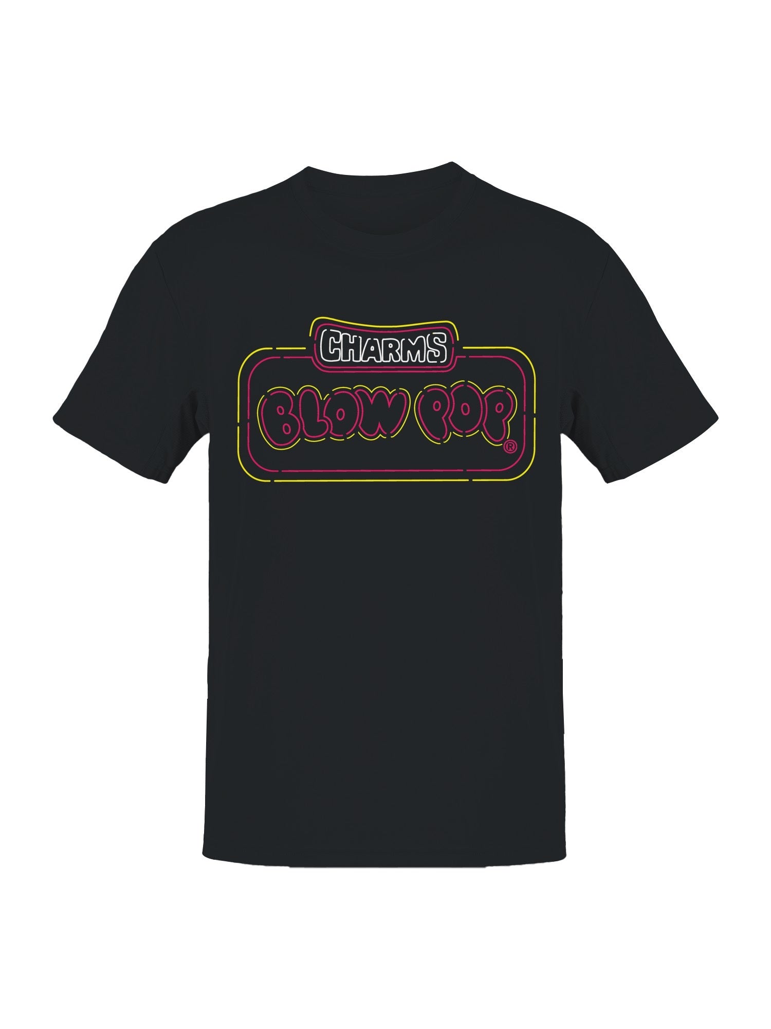 Officially Licensed Blow Pop Neon Blow Pop Sign Decor Men's T-shirt