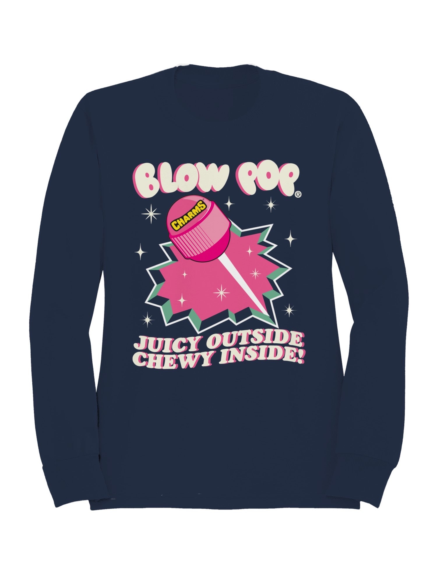Officially Licensed Blow Pop Charms Blow Pop Design Women's Sweatshirt