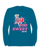 Officially Licensed Blow Pop Cherry Blow Pop Art Women's Sweatshirt