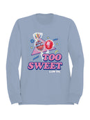 Officially Licensed Blow Pop Cherry Blow Pop Art Women's Sweatshirt