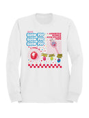 Officially Licensed Blow Pop Bubble Gum Lollipop Assortment Women's Sweatshirt