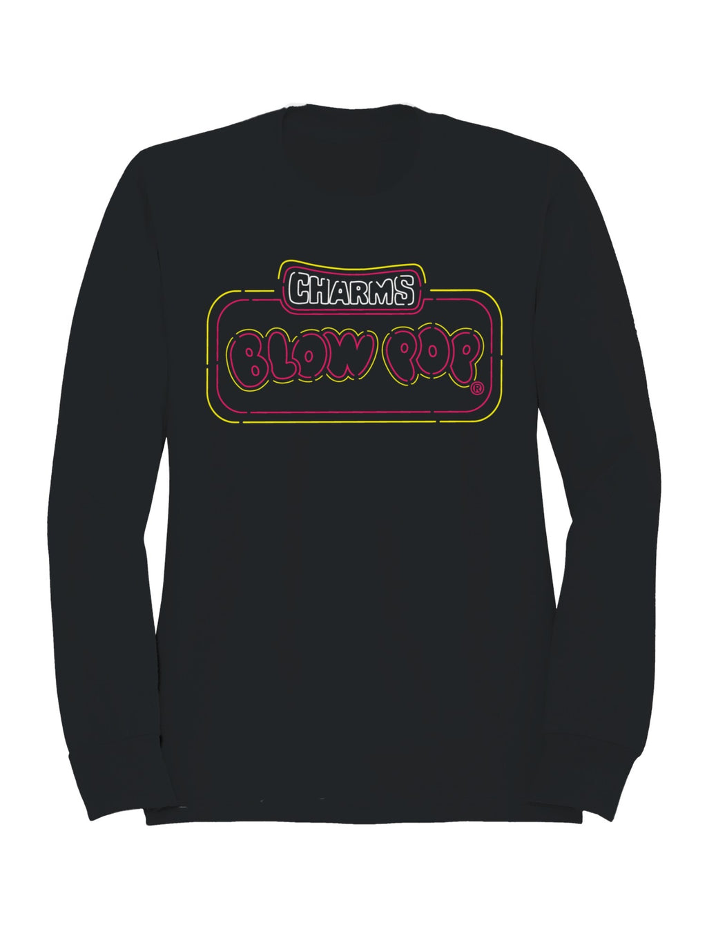 Officially Licensed Blow Pop Neon Blow Pop Sign Decor Women's Sweatshirt