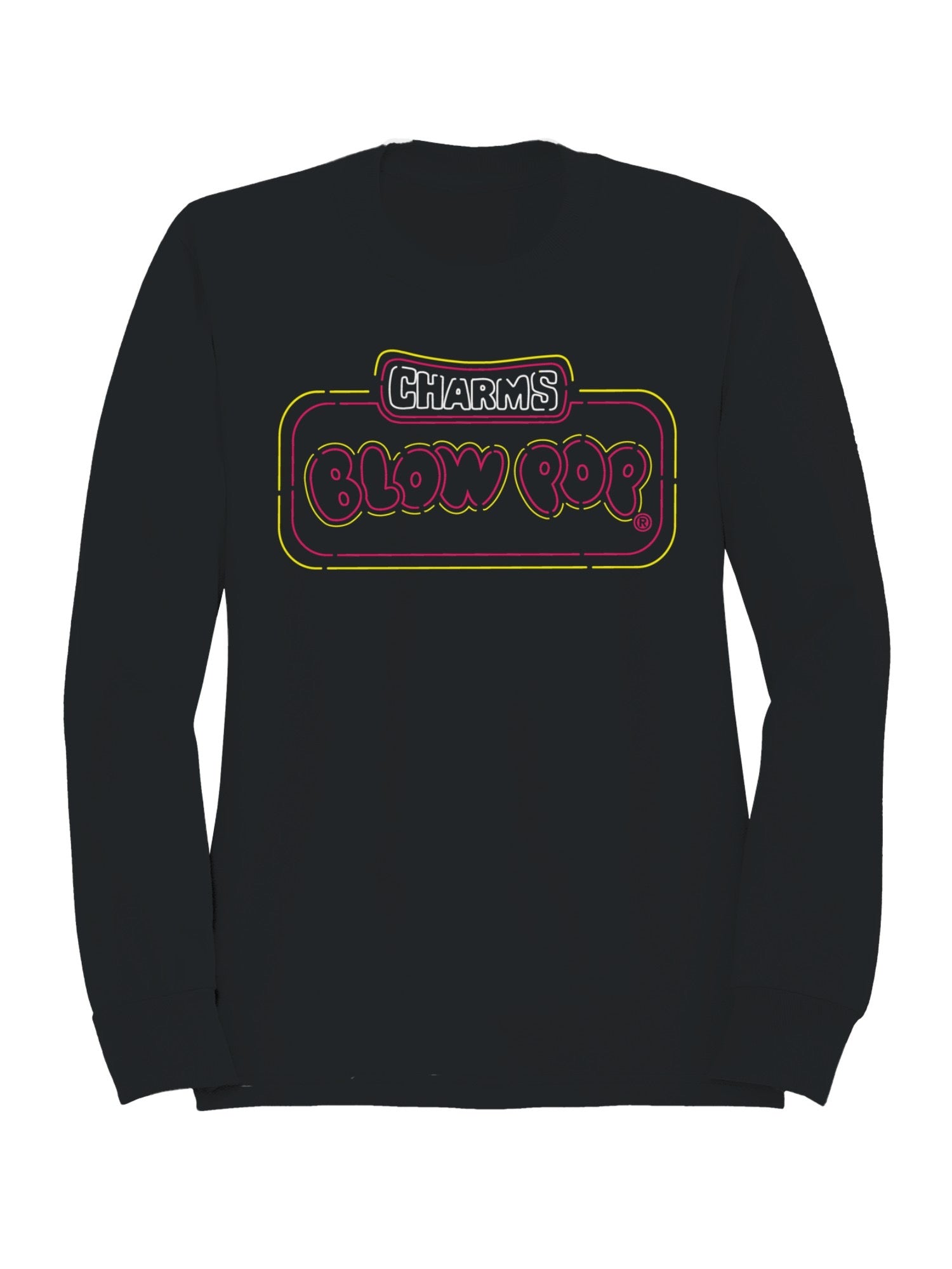 Officially Licensed Blow Pop Neon Blow Pop Sign Decor Women's Sweatshirt