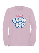 Officially Licensed Blow Pop Charms Blow Pop Candy Fun Women's Sweatshirt
