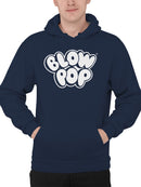 Officially Licensed Blow Pop Blow Pop Classic Logo Men's Hoodie