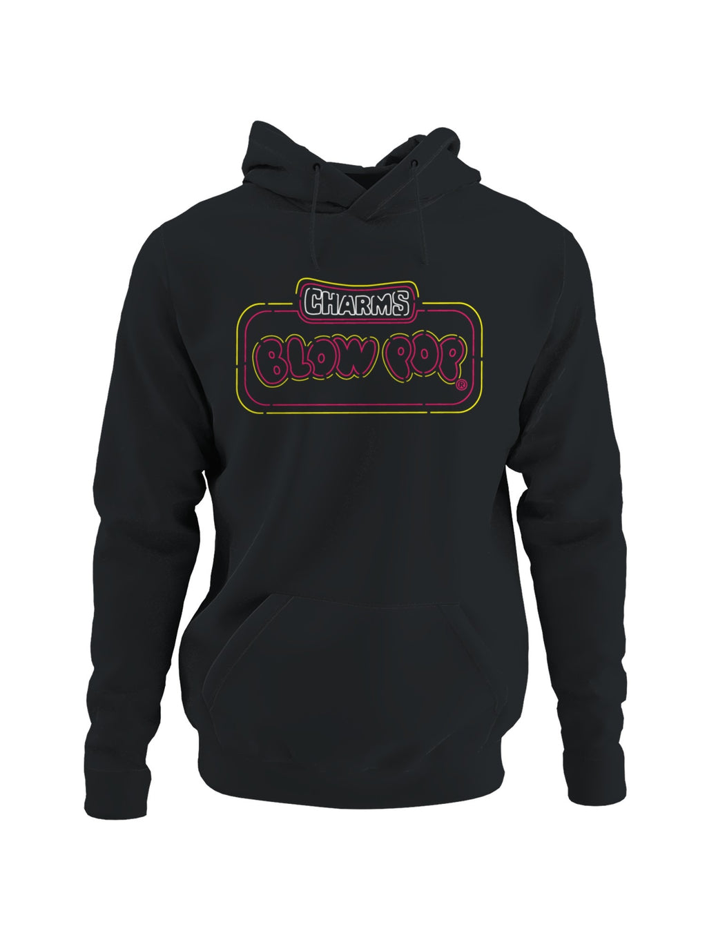 Officially Licensed Blow Pop Neon Blow Pop Sign Decor Men's Hoodie