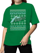 Officially Licensed Andes Mint Chocolate Ugly Sweater Design Women's T-shirt