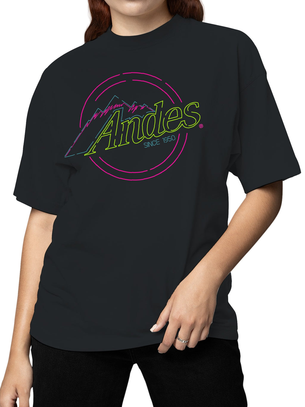 Officially Licensed Andes Mint Retro Andes Neon Sign Women's T-shirt