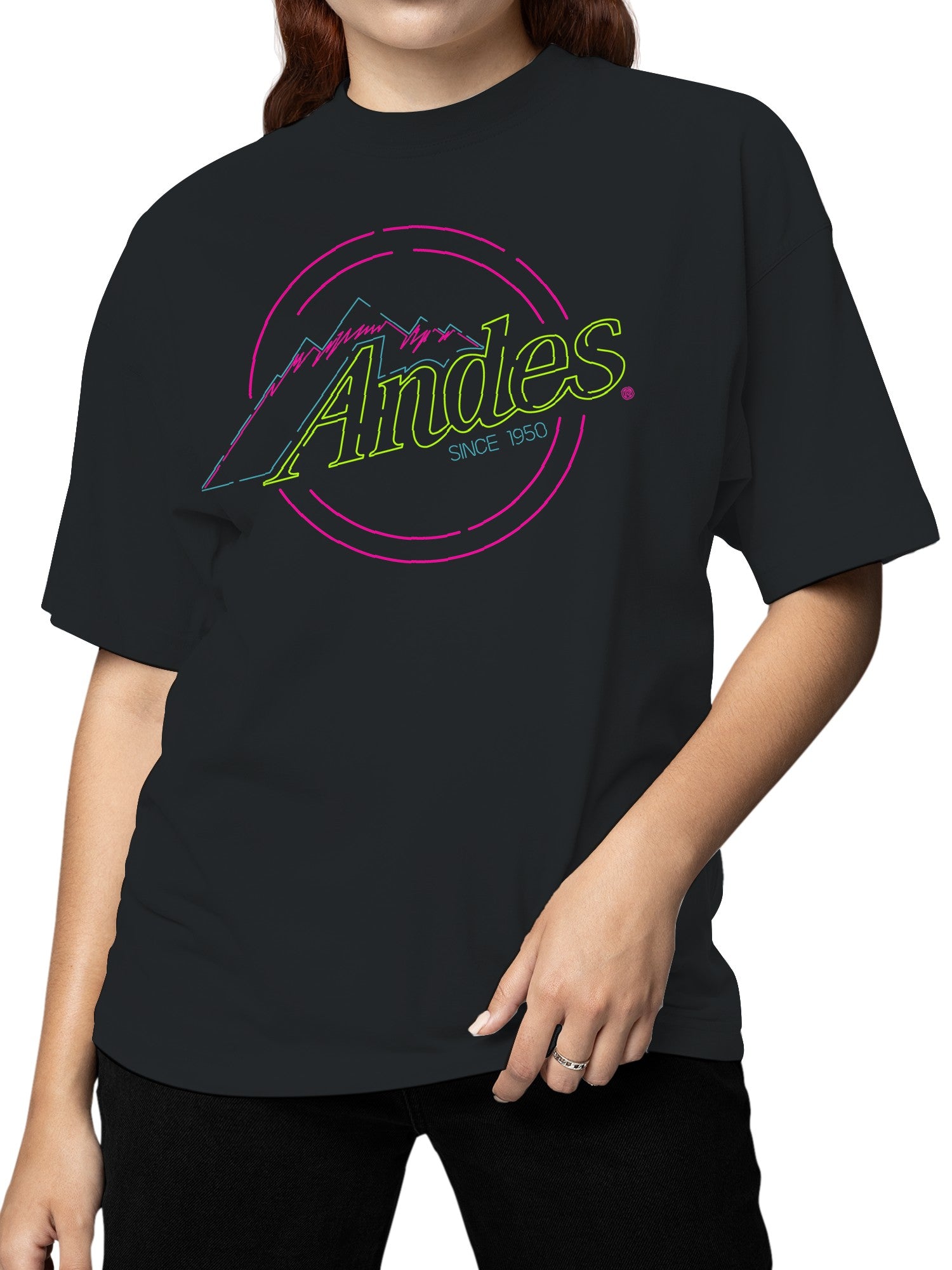 Officially Licensed Andes Mint Retro Andes Neon Sign Women's T-shirt