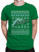 Officially Licensed Andes Mint Chocolate Ugly Sweater Design Men's T-shirt