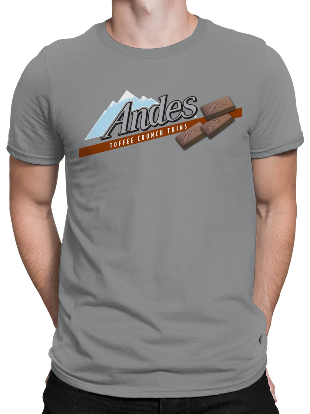 Officially Licensed Andes Mint Toffee Crunch Thins Men's T-shirt