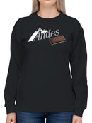 Officially Licensed Andes Mint Chocolate Thins Delight Women's Sweatshirt