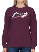 Officially Licensed Andes Mint Chocolate Candy Bars Women's Sweatshirt