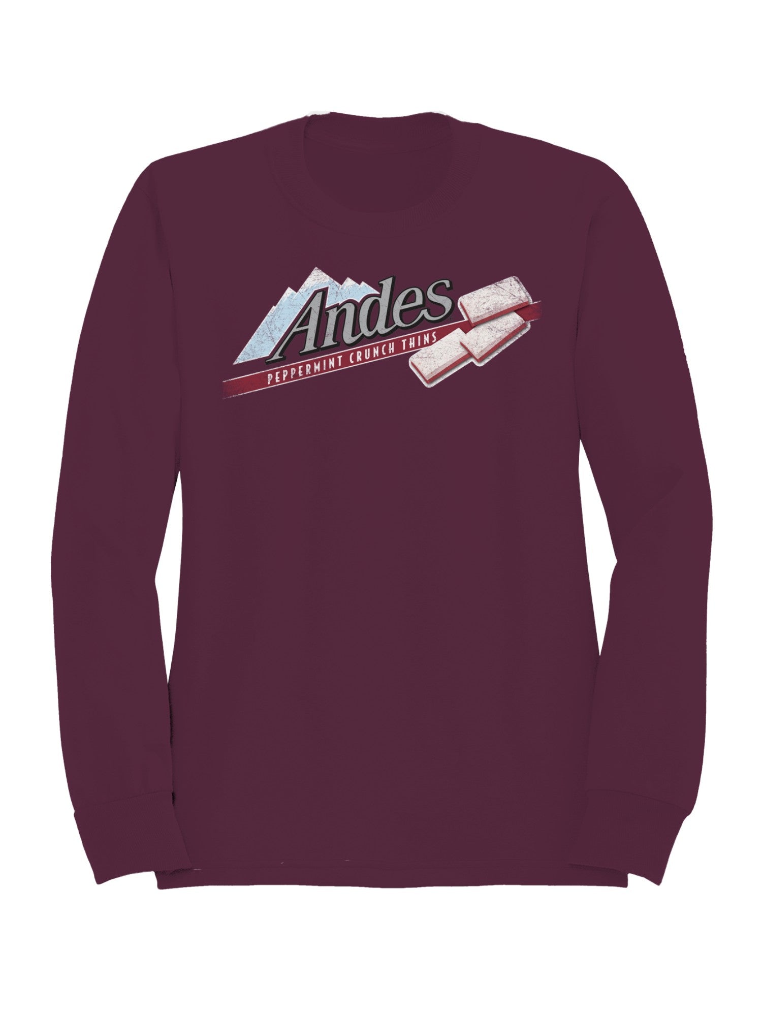 Officially Licensed Andes Mint Chocolate Candy Bars Women's Sweatshirt
