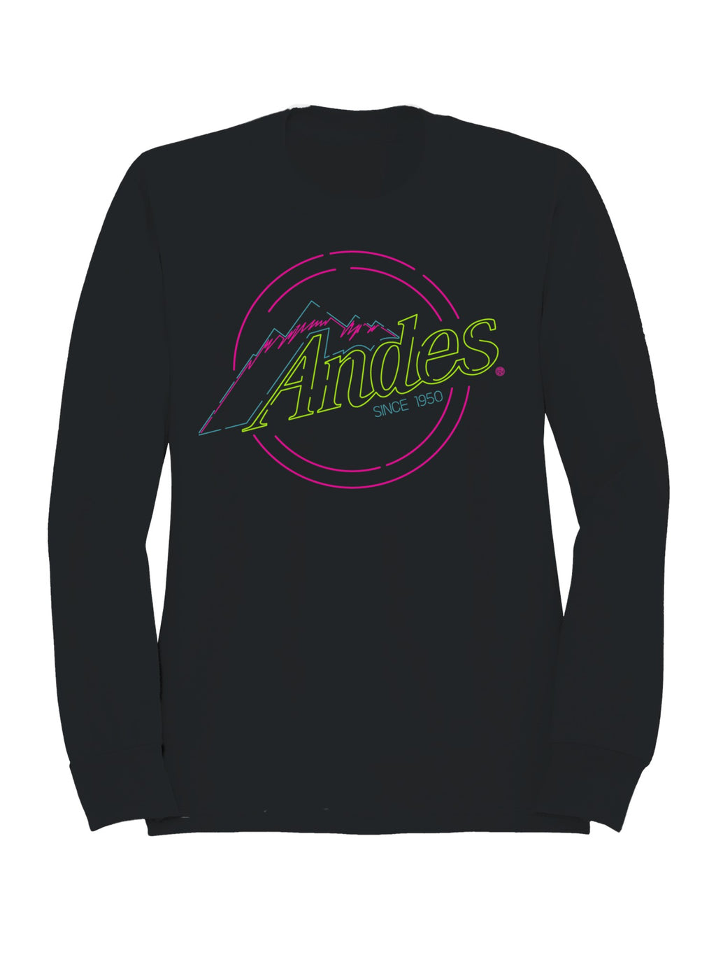 Officially Licensed Andes Mint Retro Andes Neon Sign Women's Sweatshirt