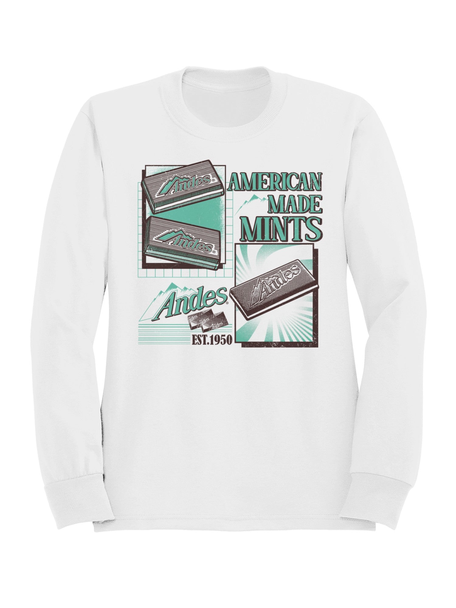 Officially Licensed Andes Mint Chocolate Delight Pack Women's Sweatshirt