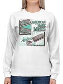 Officially Licensed Andes Mint Chocolate Delight Pack Women's Sweatshirt