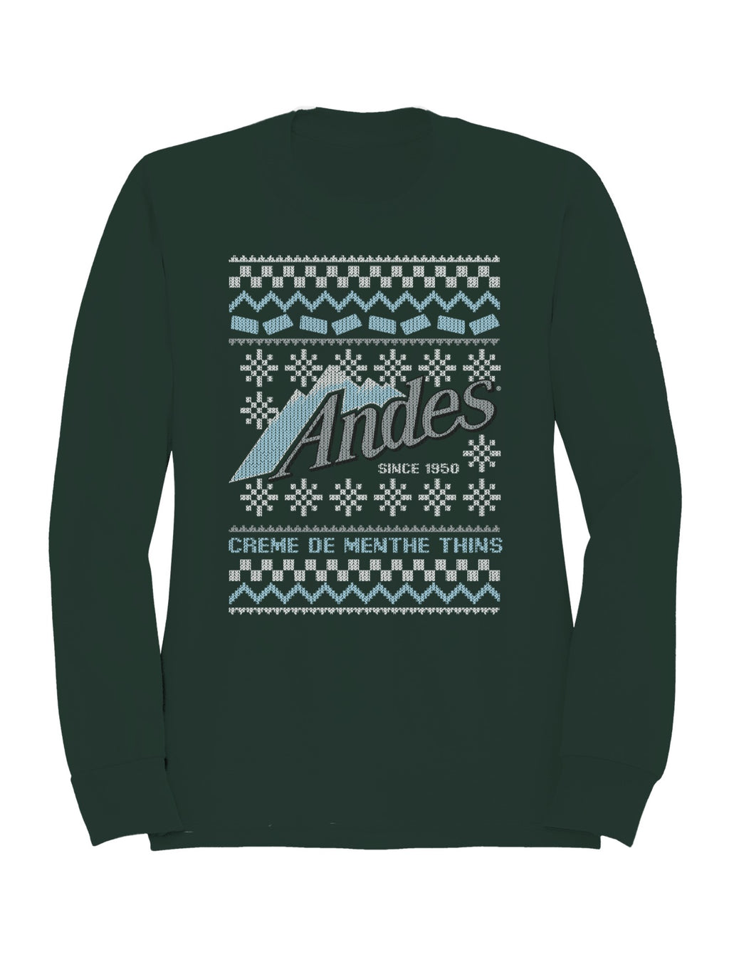 Officially Licensed Andes Mint Chocolate Ugly Sweater Design Women's Sweatshirt