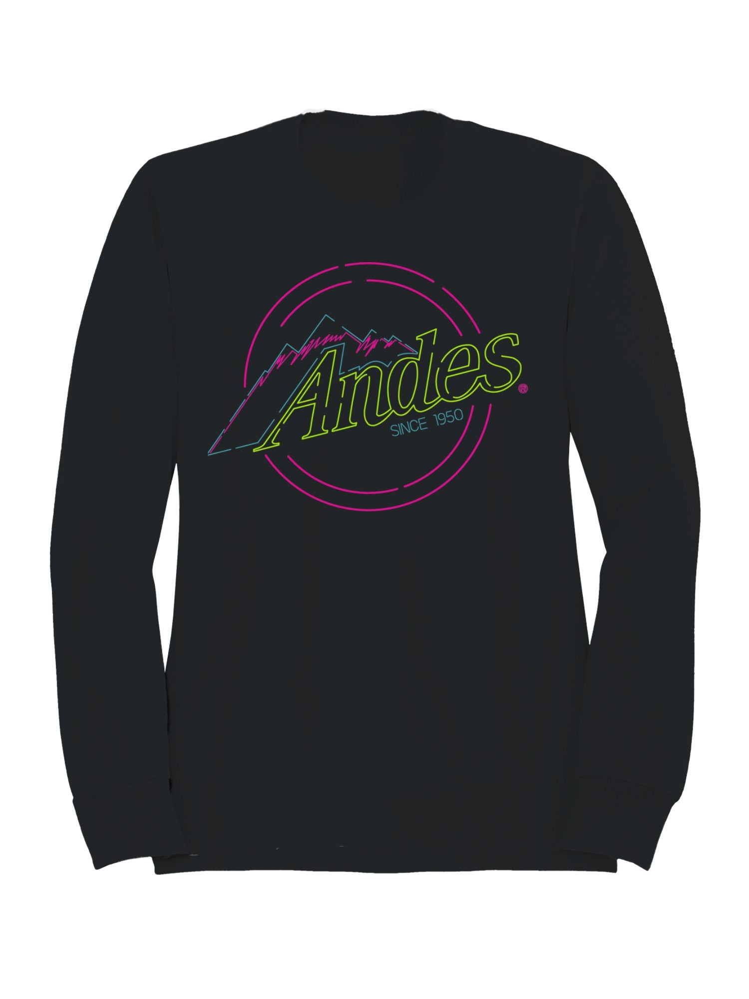 Officially Licensed Andes Mint Retro Andes Neon Sign Men's Sweatshirt