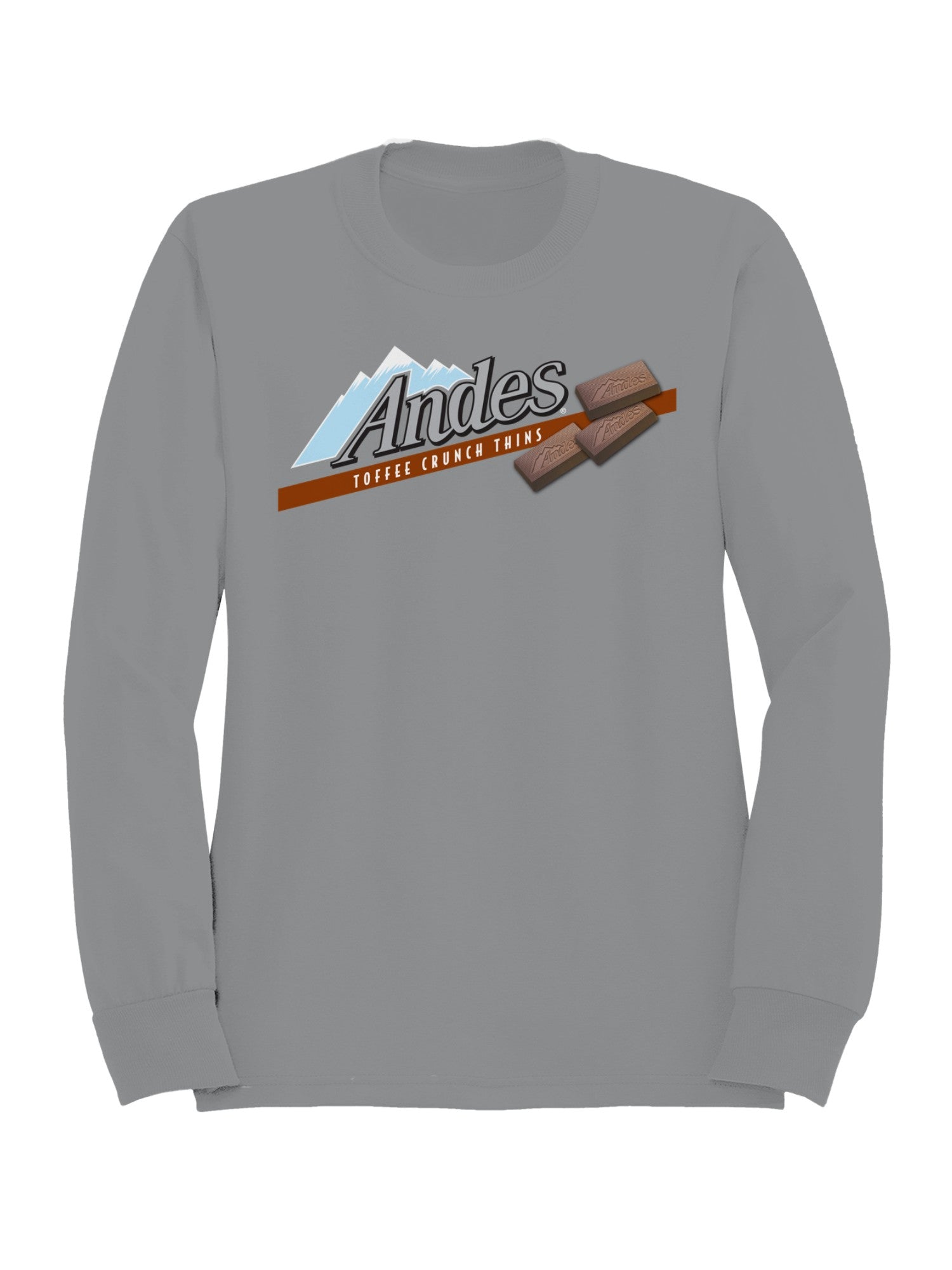 Officially Licensed Andes Mint Toffee Crunch Thins Men's Sweatshirt
