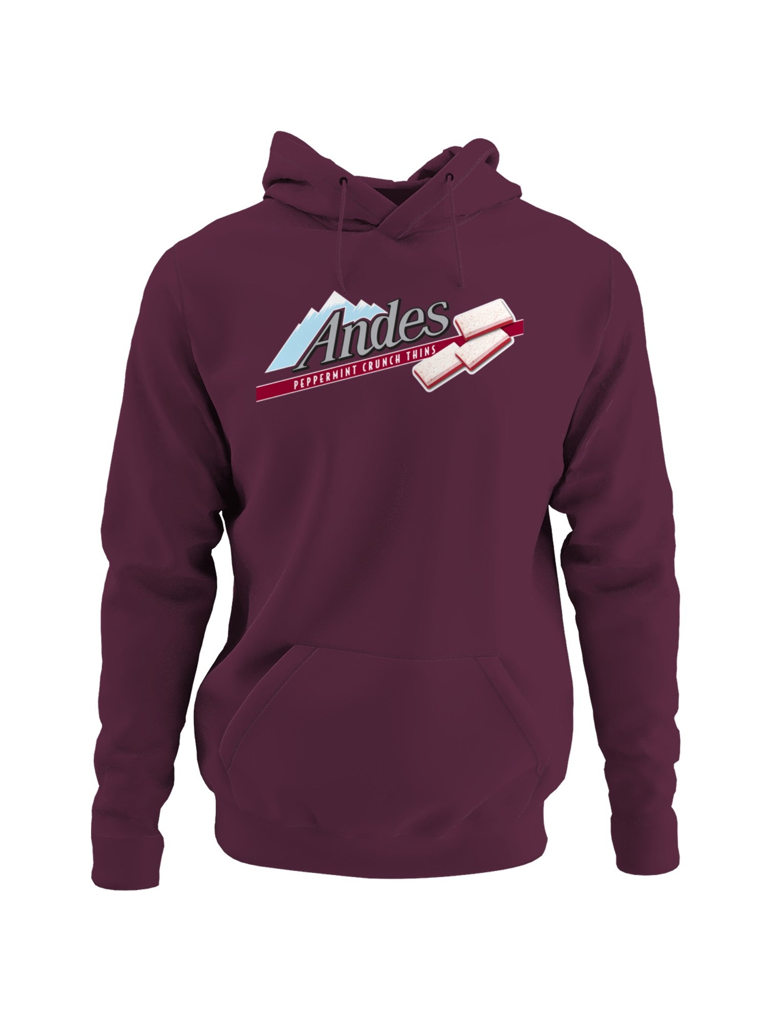 Officially Licensed Andes Mint Peppermint Crunch Thins Men's Hoodie