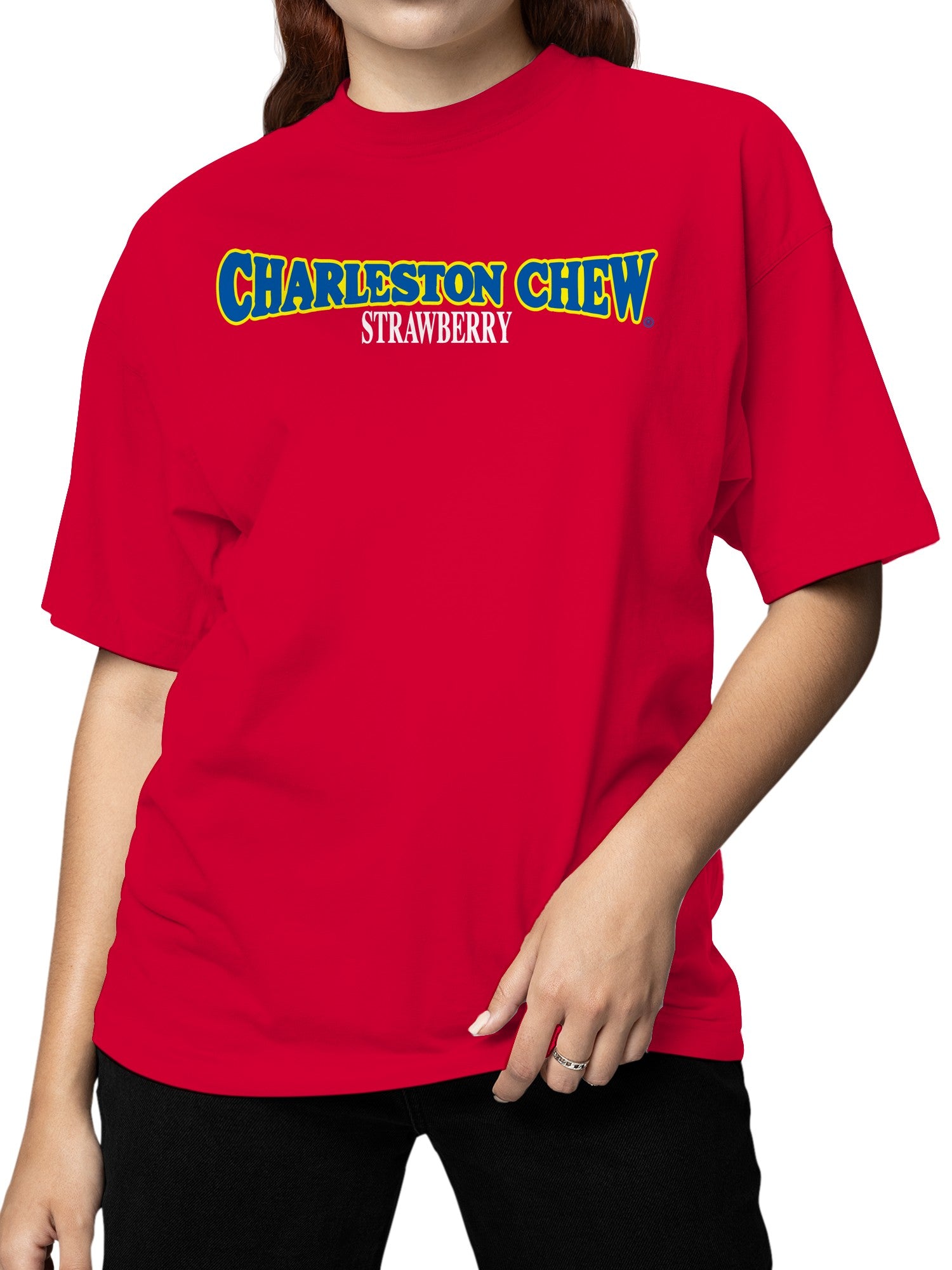 Officially Licensed Charleston Chew Strawberry Candy Women's T-shirt