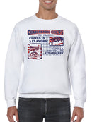 Officially Licensed Charleston Chew Variety Pack Men's Sweatshirt