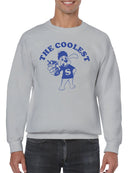 Officially Licensed Slush Puppie Cool Dog Drink Art Men's Sweatshirt