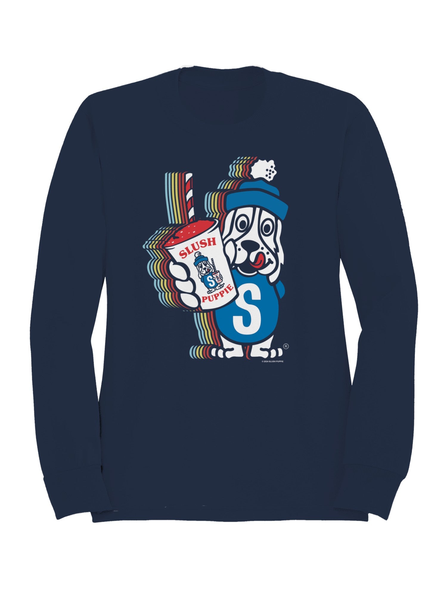 Officially Licensed Slush Puppie Retro Slush Puppie Graphic Men's Sweatshirt