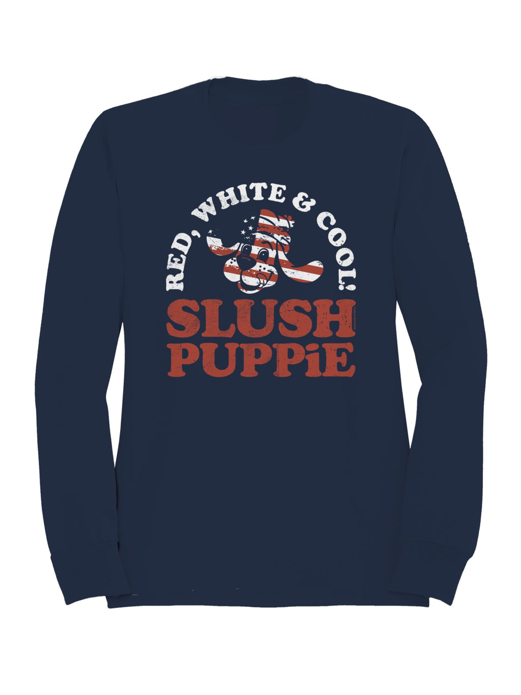 Officially Licensed Slush Puppie Red, White & Cool  Men's Sweatshirt