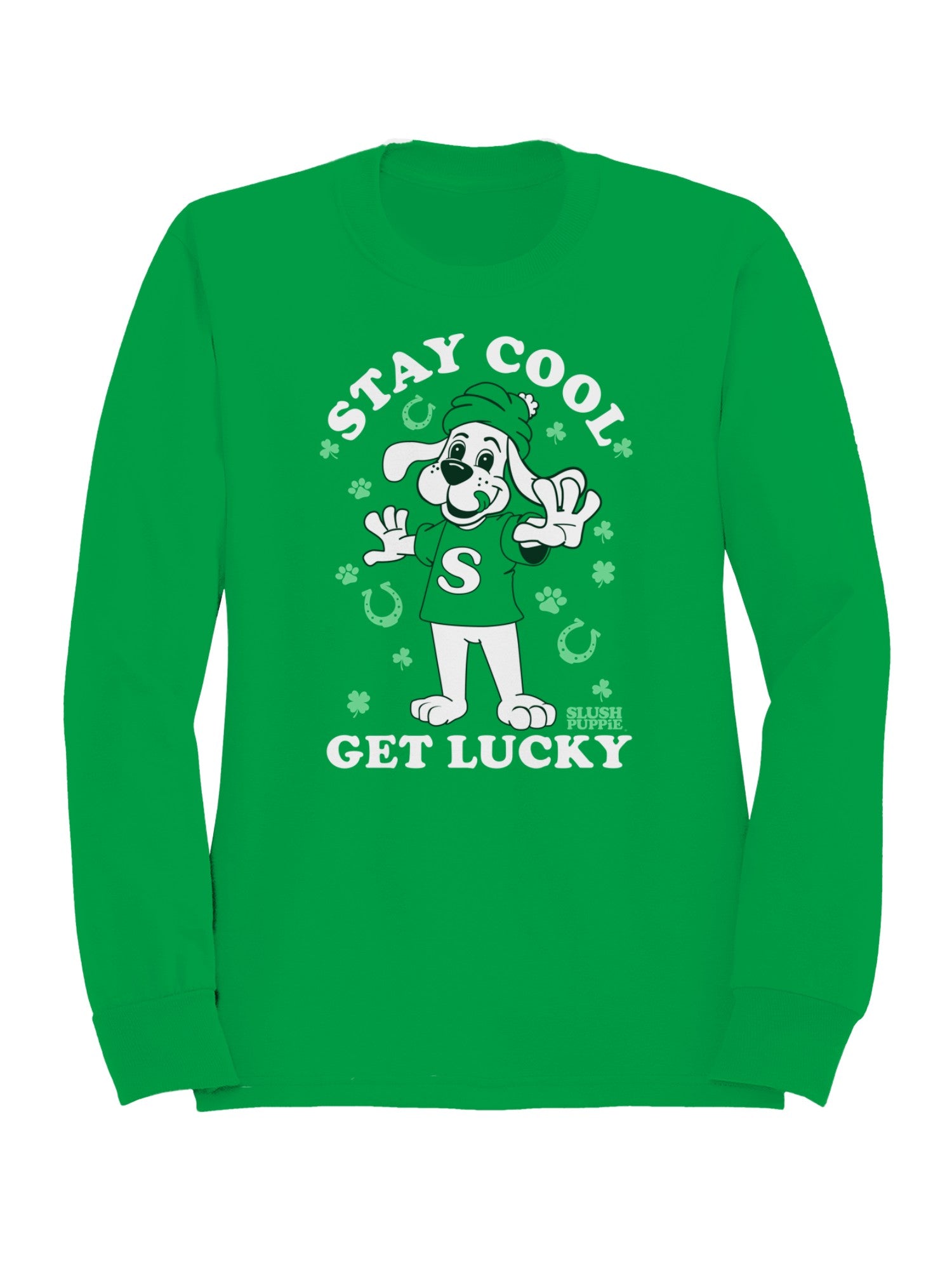 Officially Licensed Slush Puppie Lucky Pup Graphic  Men's Sweatshirt