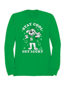 Officially Licensed Slush Puppie Lucky Pup Graphic  Men's Sweatshirt