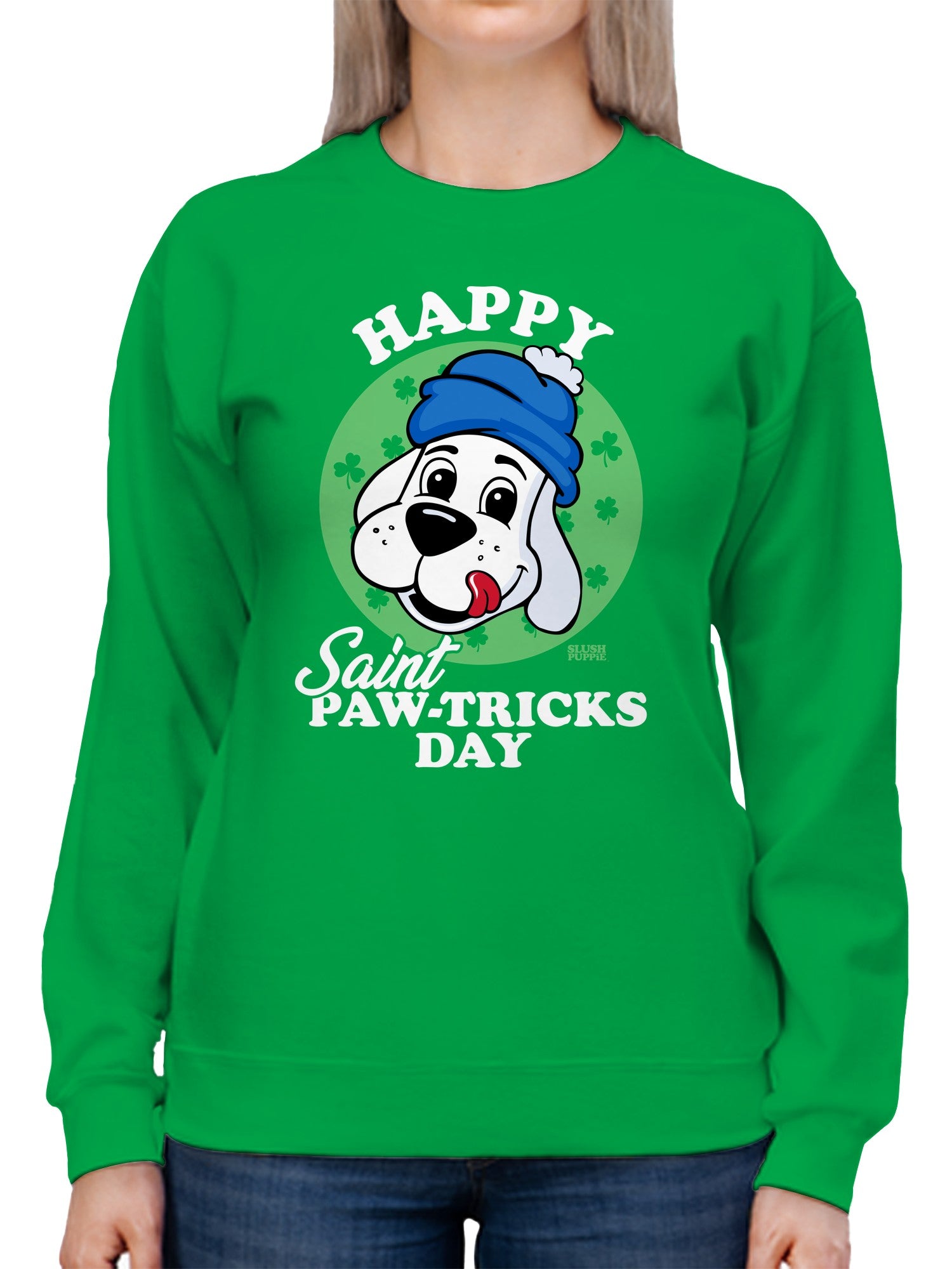 Officially Licensed Slush Puppie Saint Paw-Tricks  Women's Sweatshirt