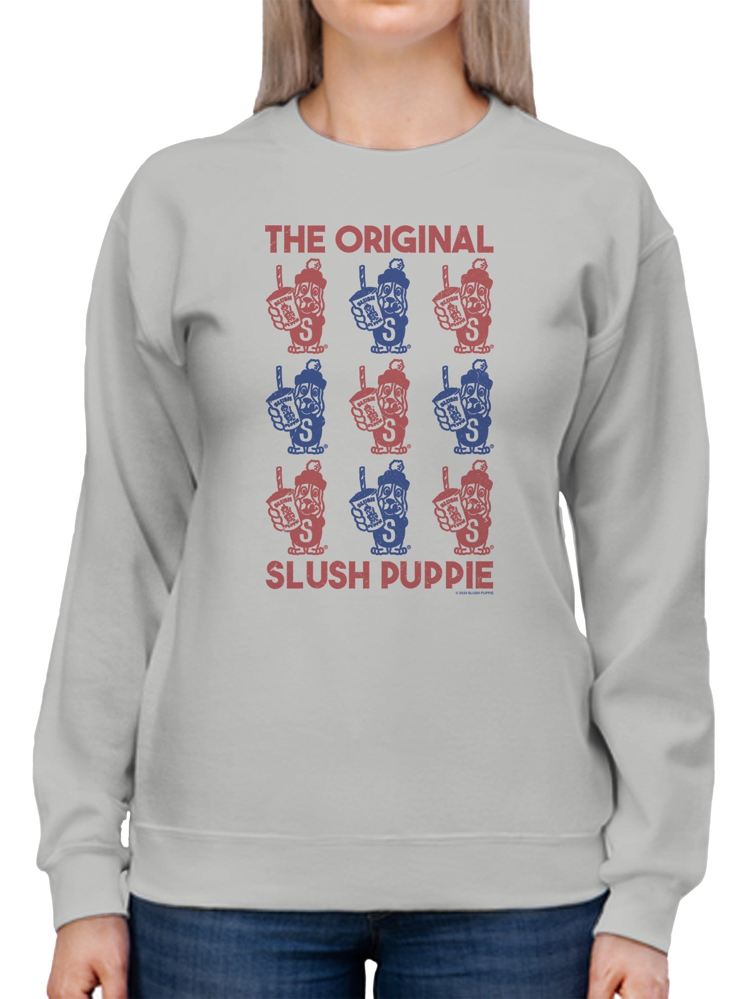 Officially Licensed Slush Puppie Vintage Slush Puppie Original  Women's Sweatshirt