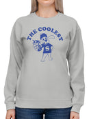 Officially Licensed Slush Puppie Cool Dog Drink Art Women's Sweatshirt