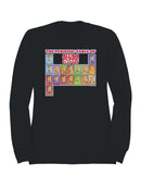 Officially Licensed Slush Puppie Flavor Chart Women's Sweatshirt