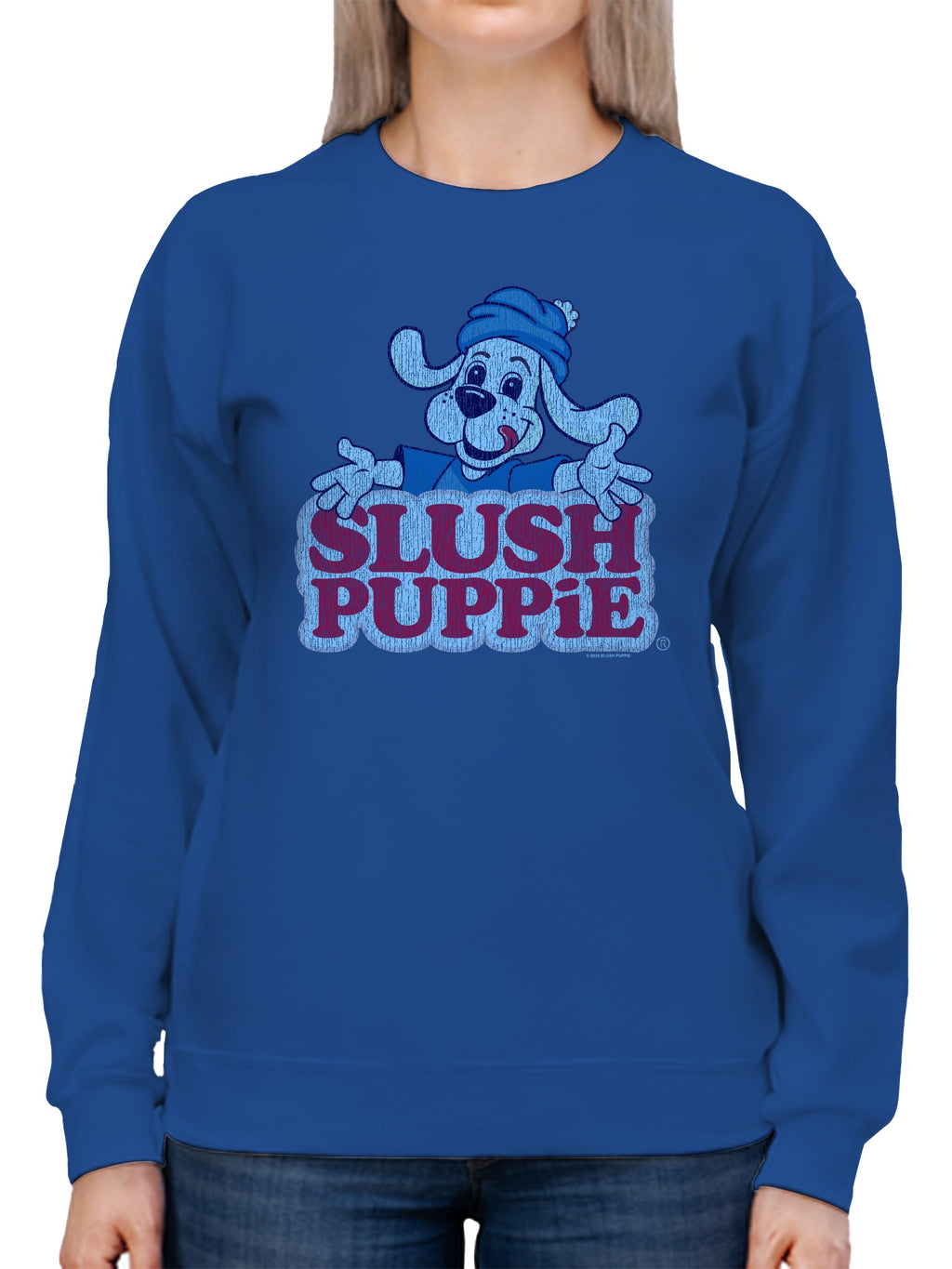 Officially Licensed Slush Puppie Logo Women's Sweatshirt