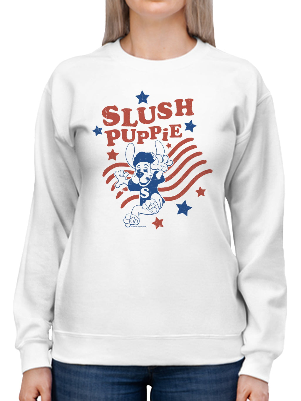 Officially Licensed Slush Puppie Vintage Slush Puppie  Women's Sweatshirt