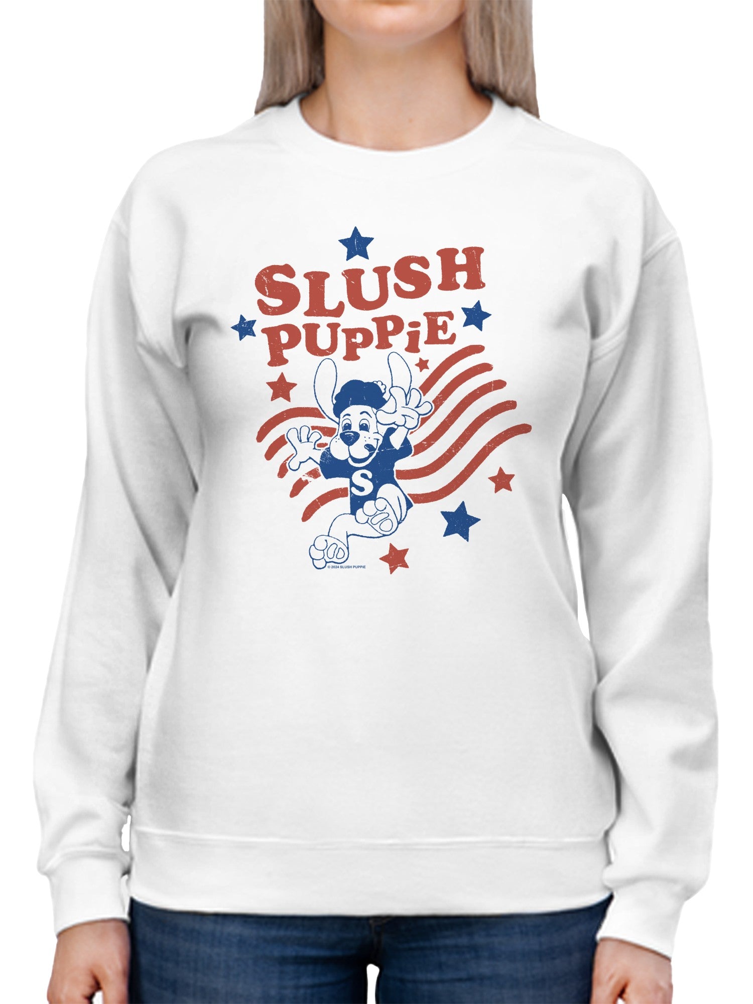 Officially Licensed Slush Puppie Vintage Slush Puppie  Women's Sweatshirt
