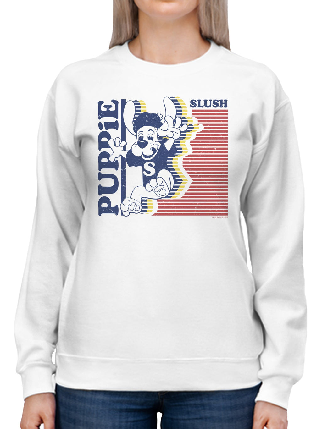 Officially Licensed Slush Puppie Retro Slush Puppie  Women's Sweatshirt