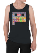 Officially Licensed Slush Puppie Flavor Chart Men's Tank Top