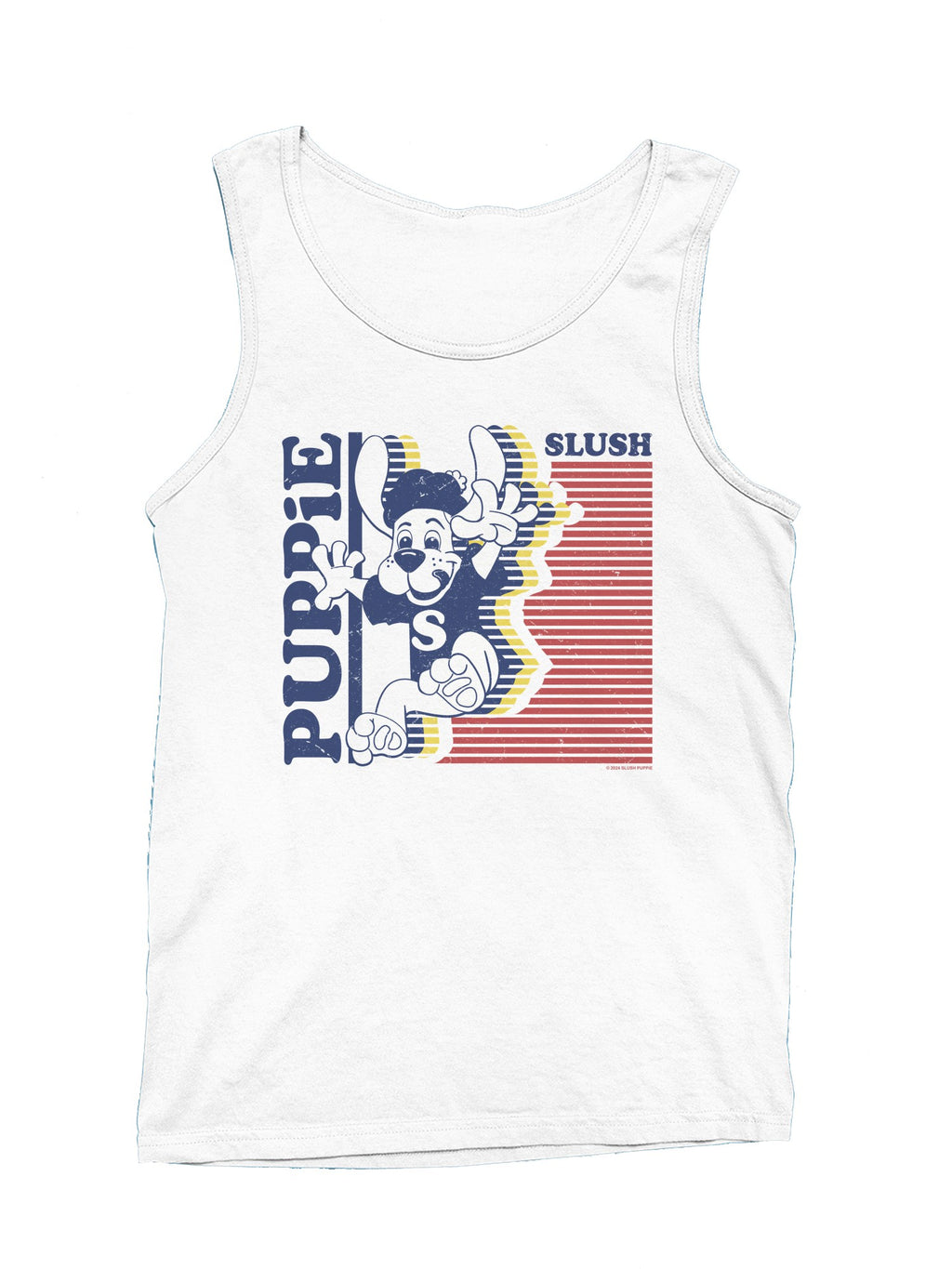 Officially Licensed Slush Puppie Retro Puppie Slush Men's Tank Top