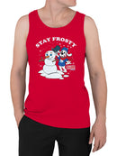 Officially Licensed Slush Puppie Frosty Snowman Men's Tank Top