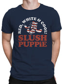 Officially Licensed Slush Puppie Red, White & Cool  Men's T-shirt