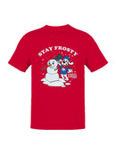 Officially Licensed Slush Puppie Frosty Snowman Men's T-shirt